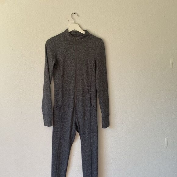 Aerie Offline Grey Long sleeve Jumpsuit - Picture 3 of 6